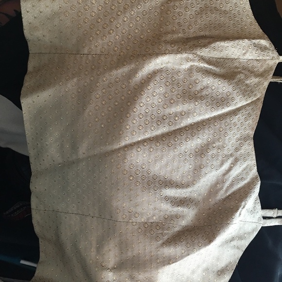 Cache size 8 dress crop top , cream/ gold - Picture 3 of 5